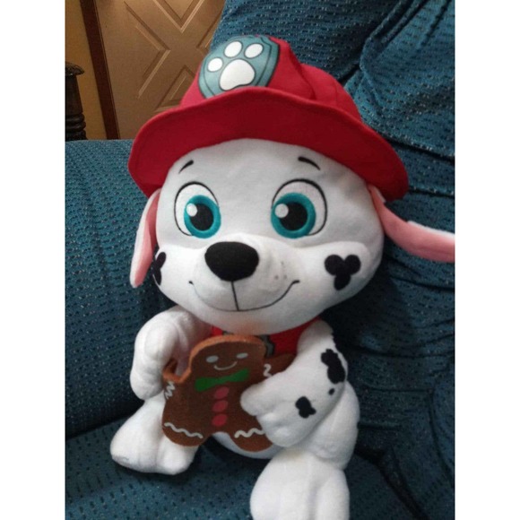 Paw Patrol Marshall 12" Christmas Plush Holiday Greeter 2021 - Picture 1 of 7